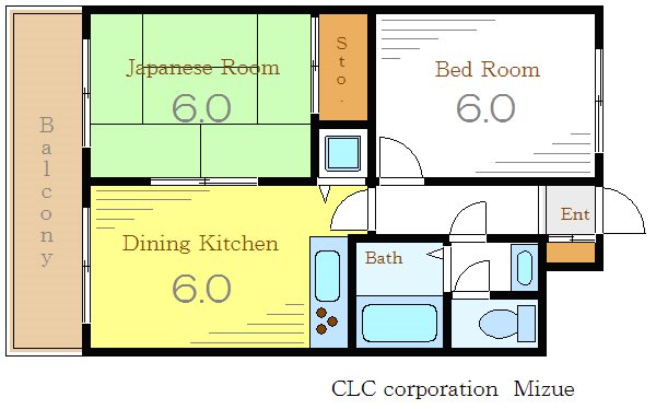 メゾンエスユー 間取り図