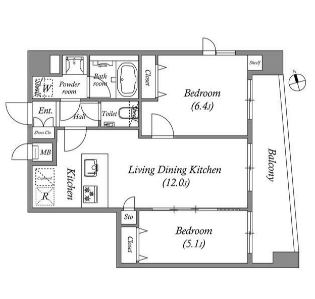 GRAN PASEO町屋 間取り図