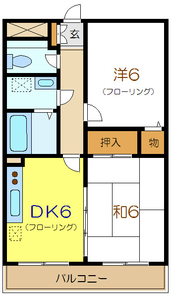 ファインコート南篠崎 間取り図