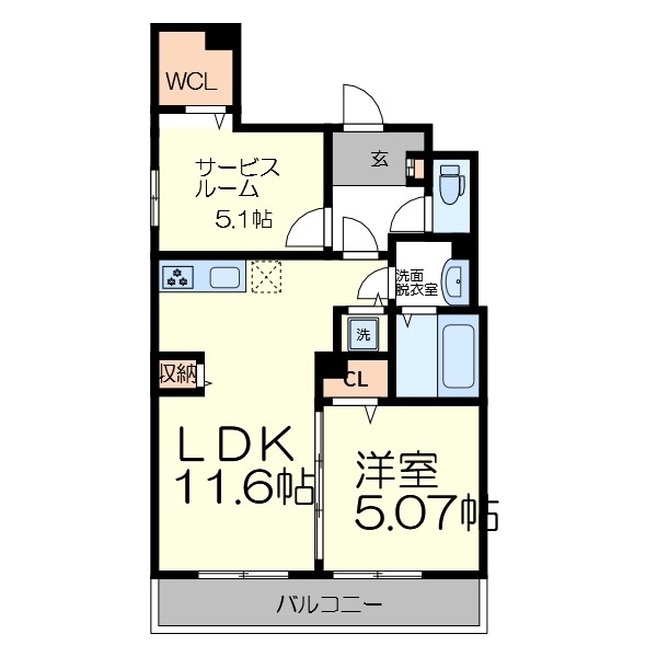 アルティザ葛西 間取り図