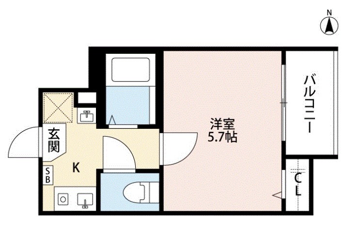 ドルフィン五反野 間取り図