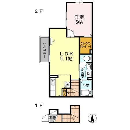 プルメリア 間取り図