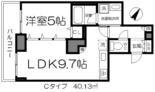 アウル大川端   間取り図