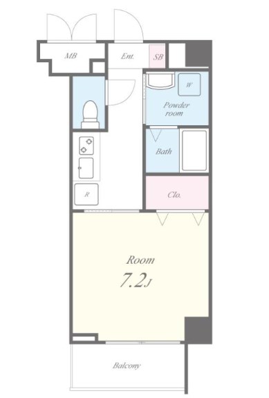 ブルーフォレスト   間取り図