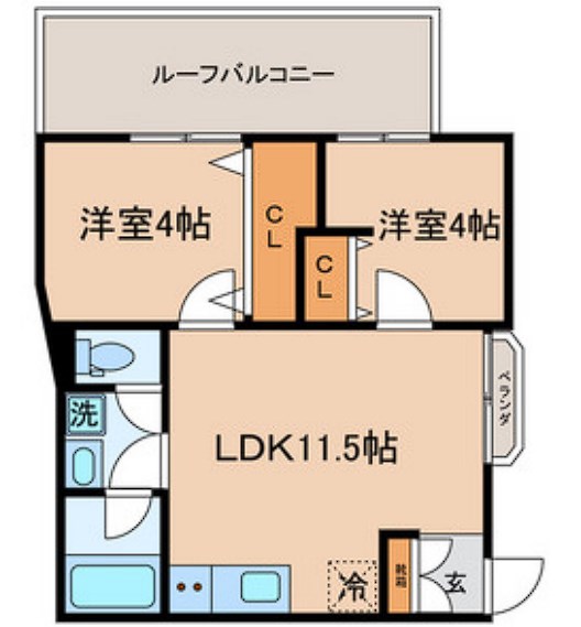 オプサス西新井 間取り図