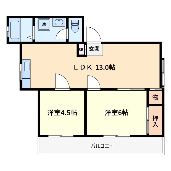 アドラシオン興野 間取り図