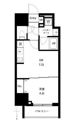 アーバンパーク王子Ⅱ   間取り