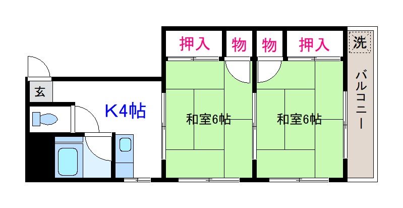 美之コーポ 間取り