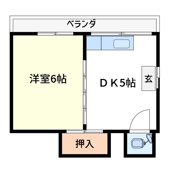 大内荘     間取り