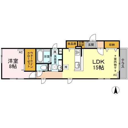 ラフィーネコート 間取り図