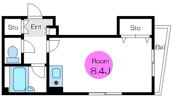 シャトレ千野 間取り図