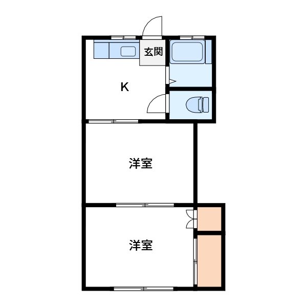 コーポ石原 間取り図