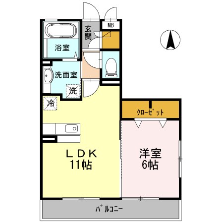 サニーコート  間取り図