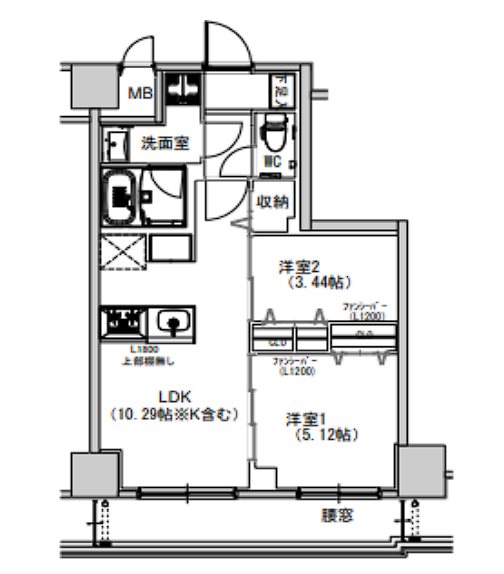 S-RESIDENCE千住大橋 間取り