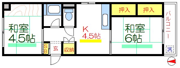 日の本ビル  間取り