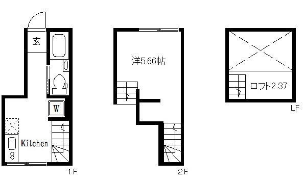 Pieni Kallio 間取り図