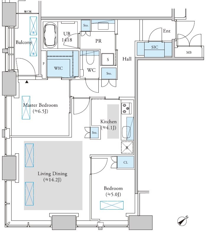 Dマークス西新宿タワー 間取り図