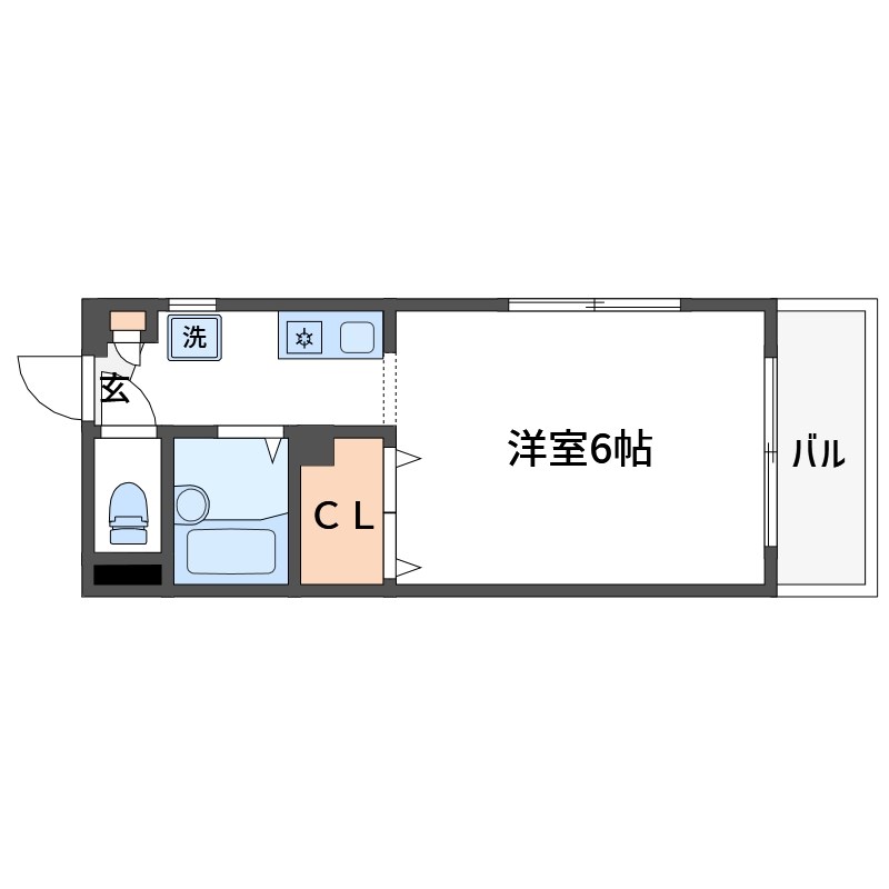 ラ・ベルメゾン 間取り図