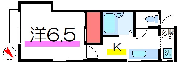 岡忠荘  間取り