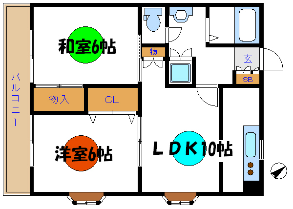 プラネットハイム  間取り