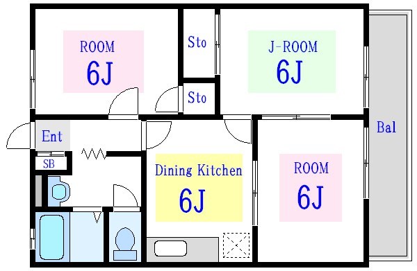 スリーゼＫＴ 間取り図