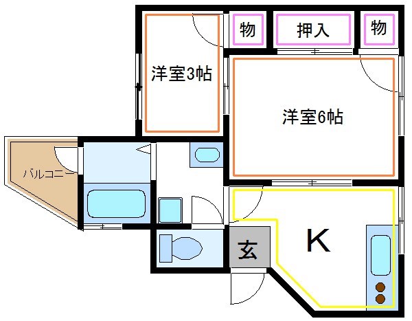 内田マンション 間取り