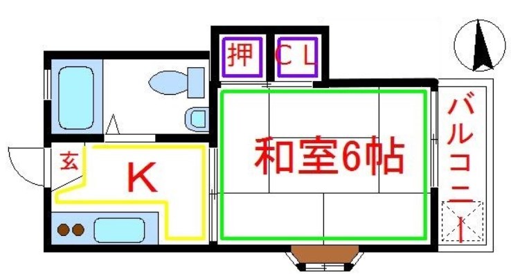 アーリーコーポ 間取り図