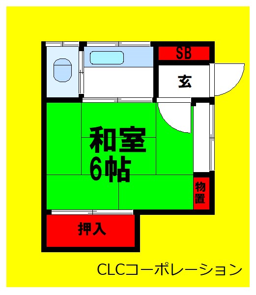 奈良荘  間取り