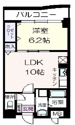 ラポール西大島イースト 間取り図