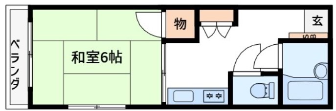 コーポ高鈴 301号室 間取り