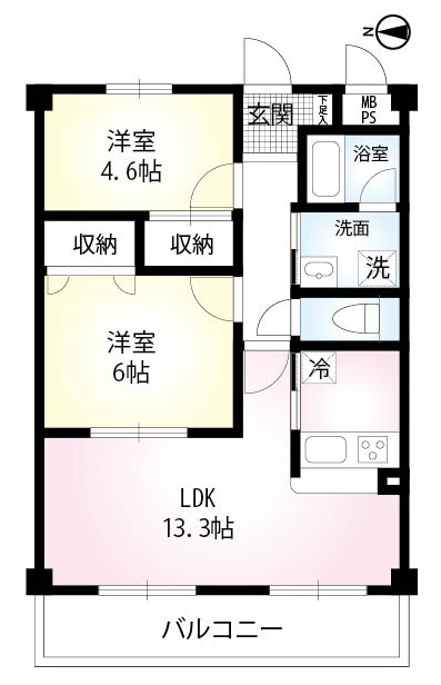 スターフラッツ   間取り図