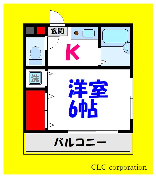 フィッツ渋谷  間取り図