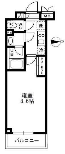 レジディア亀戸 間取り図