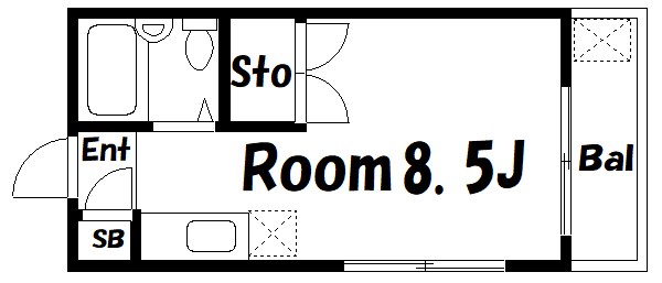 津久井マンション 間取り図