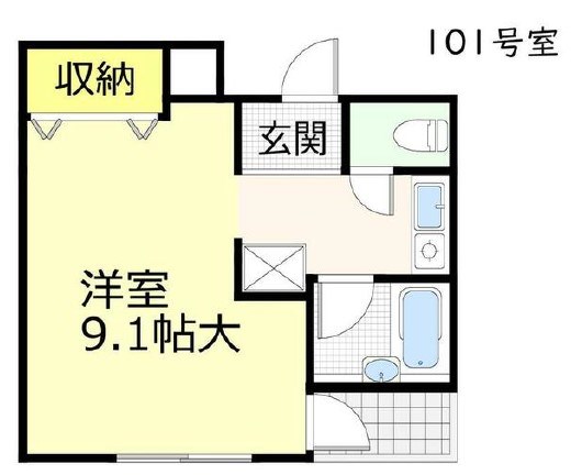 エクシオンイイダ  間取り図