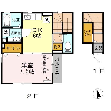 ヴィヴィレ 間取り図