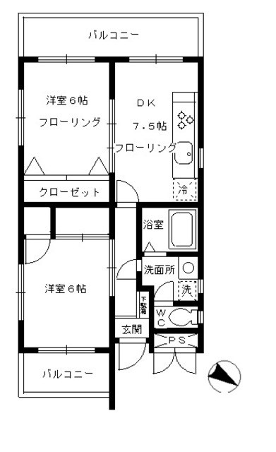 ファインコート高砂    間取り