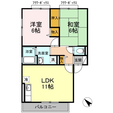 グランドソレーユ 間取り図