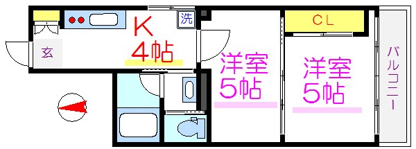 今井コーポ 間取り