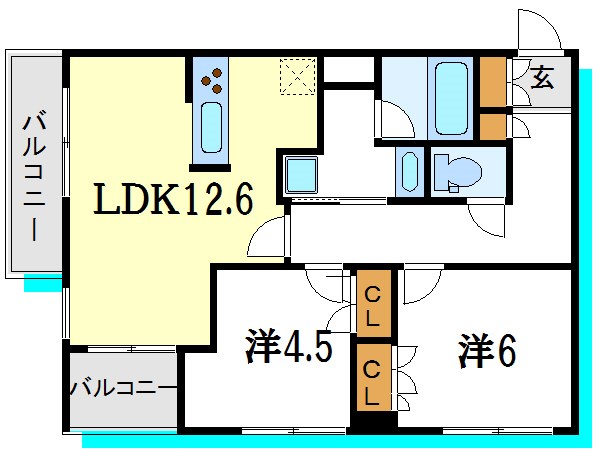 フレンシア田端道灌山  間取り