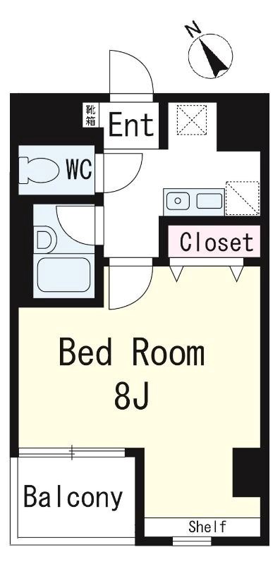 ウエストサイド  間取り図