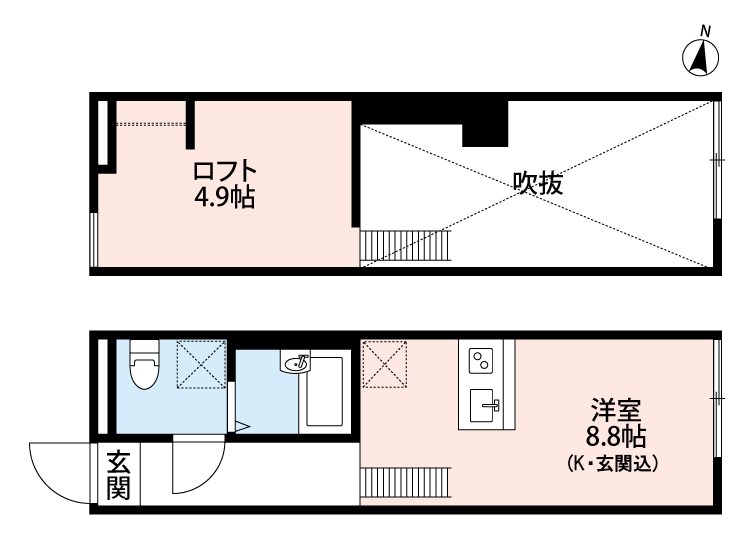 Belle　Sweet 江戸川 間取り図