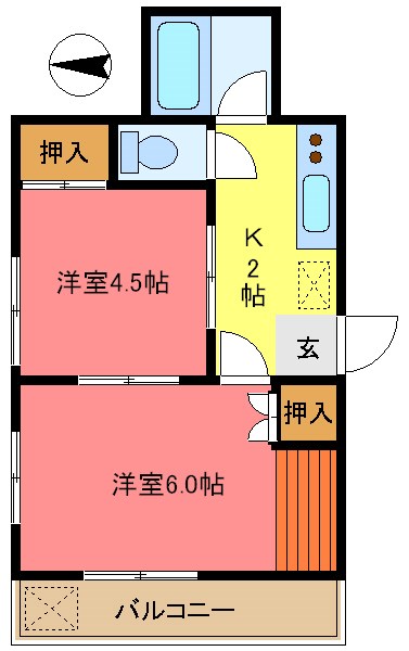 第二千田ビル  間取り図