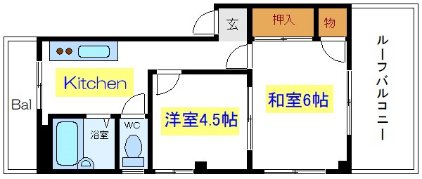 リーベハイツ亀戸 間取り図