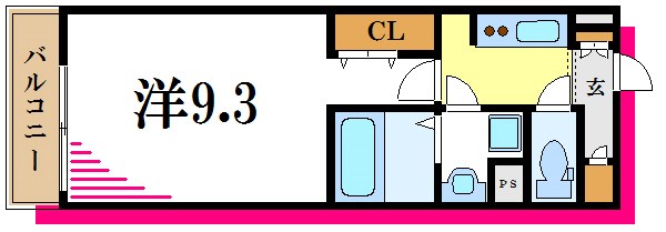 シャン・ド・フルール 間取り図