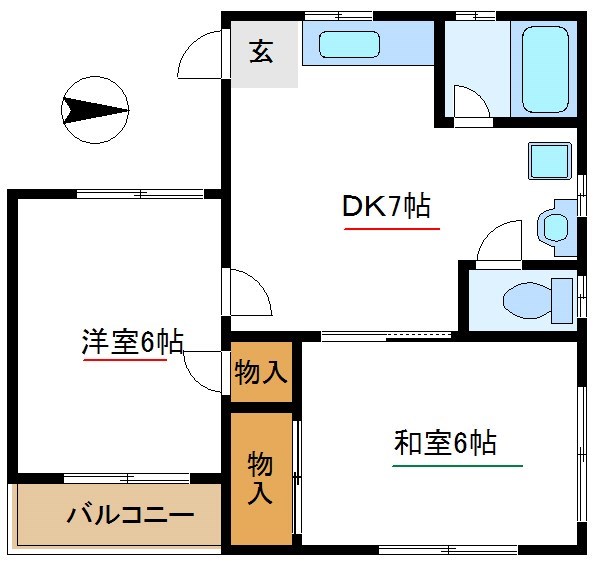 フォレストハイムＡ 間取り