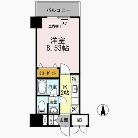 ひびき錦糸町門田ビル   間取り