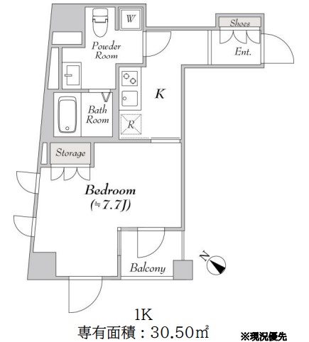 ミリアレジデンス日本橋人形町Ⅱ（旧デュオステージ日本橋人形町 ）  間取り図