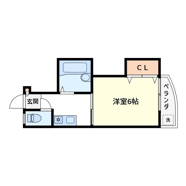 西新井マンション 間取り図