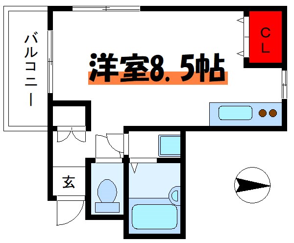 藤コーポ  間取り図